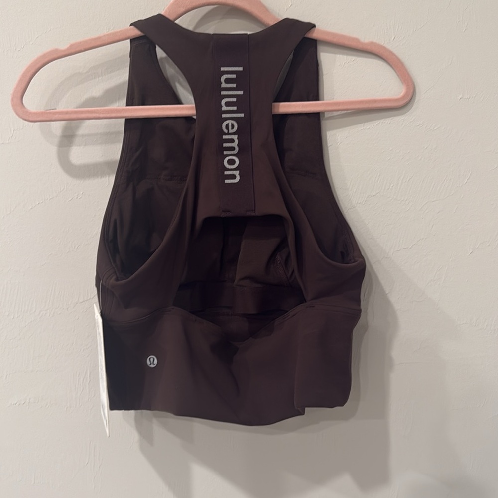 lululemon athletica Dark Brown expresso Racerback Tank Top- NWT